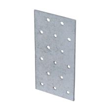 Placa perforata TIP1 pentru imbinare lemn 40x160mm grosime 2.0mm otel zincat alb