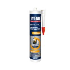 Silicon etansant cuptoare negru 1500 grade rezistent UV pentru beton caramida metal cartus 280ml TYTAN