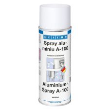 Spray vopsea A-100 aluminiu mat volum 400ml WEICON