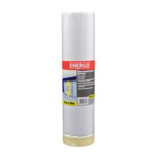 Banda mascare adeziva BMA 1820 cu folie de acoperire transparenta 1.8x20m ENERGO