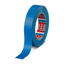 Banda mascare adeziva 4308 hartie albastra latime 25mm L-50m g-0.17mm rezistenta la temperaturi inalte 110 grade TESA