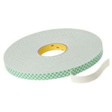 Banda dublu adeziva 4026 alba latime 25mm L-16.5m pentru fixare oglinzi 3M