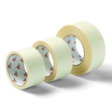 Banda dublu adeziva DUO bej latime 50mm L-25m g-0.25mm pentru fixari universale