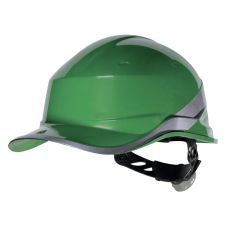 Casca protectie DIAMOND5 tip baseball din ABS verde neventilata cu suport textil prindere in 8 puncte DELTA PLUS