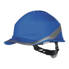 Casca protectie DIAMOND6 WTR tip baseball din ABS albastra ventilata cu suport textil prindere in 8 puncte DELTA PLUS