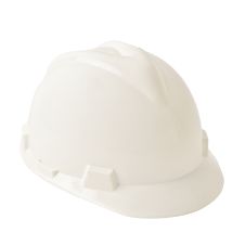 Casca protectie PROTECTOR din HDPE alba neventilata prindere in 6 puncte ENERGO