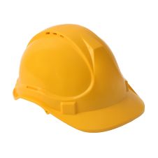 Casca protectie XTREME din HDPE galbena ventilata cu suport textil prindere in 6 puncte ENERGO