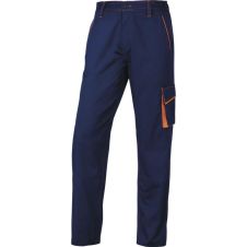 Pantalon talie M6PAN bleumarin/portocaliu material-bumbac/poliester DELTA PLUS