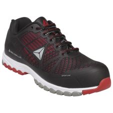 Pantofi protectie DELTA SPORT NEGRU/ROSU poliester mesh da S1 P SRC DELTA PLUS