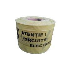 Banda avertizare CABLE ALERT neadeziva polietilena galbena latime 150mm L-250m pentru avertizare cabluri electrice ENERGO