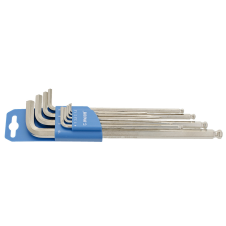 Set chei locas hexagonal 220/3SLPH imbus 1.5-10mm lungi cap sferic 9 piese UNIOR