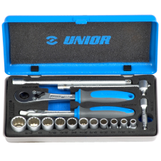 Trusa chei tubulare 188BI12P16INC 12 laturi 3/16"-9/16" patrat 1/4" 16 piese UNIOR
