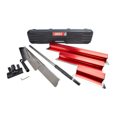 Set 3 gletiere profesionale WSB lama inox L-350/450/800mm grosime 0.5mm cu maner H aluminiu ENERGO