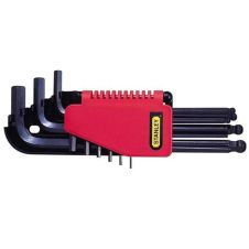 Set chei locas hexagonal SCL-M imbus 1.5-10mm scurte cap sferic 9 piese STANLEY