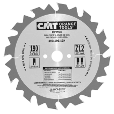 PANZA CIRCULAR 190X2.6X20 MM Z-12 LEMN CMT
