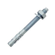 Ancora cu cep cilindric AFB M6 L-80mm clema inox pentru beton zincat alb/galben