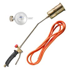 Arzator izolatii VULCAN cap D-60mm L-950mm aprindere piezo cu furtun L-5m si regulator gaz ENERGO