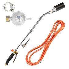 Arzator izolatii VULCAN cap D-60mm L-950mm aprindere piezo cu furtun L-5m si regulator gaz ENERGO