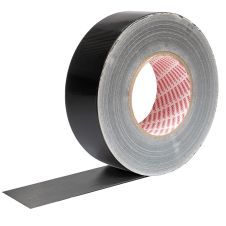 Banda adeziva cu insertie DUCT TAPE 5S neagra latime 50mm L-50m g-0.28mm suport mesh pentru reparatii ENERGO ZZ