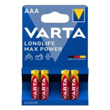 BATERIE ALCALINA AAA R3 MAX TECH BLISTER 4 BUCATI VARTA