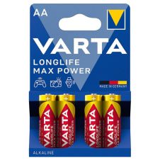 BATERIE ALCALINA MAX POWER AA LR6 BLISTER 4 BUCATI VARTA
