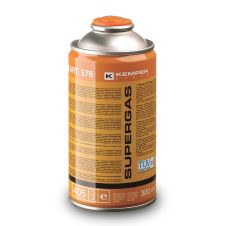 Rezerva gaz propan/butan SUPERGAS prindere 7/16" cu filet exterior 175 grame flacara 1900 grade KEMPER