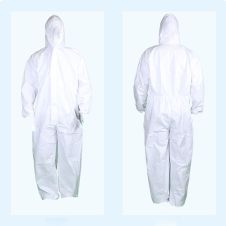 Combinezon unica folosinta protectie chimica, impermeabil, antistatic CHIMTEC alb ENERGO