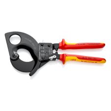 CLESTE TAIAT CABLU CU CLICHET IZOLAT 1000V DIAMETRU 52 MM MANERE 280 MM KNIPEX ZE