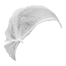 Capeline unica folosinta CLEAN din polipropilena albe cu elastic set 100 bucati ENERGO