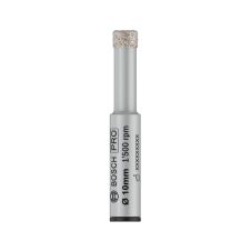 Carota diamantata EASY DRY D-10mm L-33mm prindere cilindrica gaurire uscata pentru gresie/faianta?BOSCH