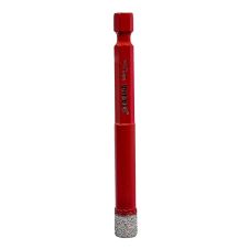 Carota diamantata HEXDRILL D-8mm L-40mm prindere hexagonala 1/4" gaurire uscata pentru gresie/faianta/granit/marmura ENERGO