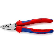 Cleste sertizat pentru pini interval 0.25-16mmp L-180mm maner bimaterial KNIPEX