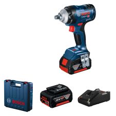 Cheie cu impact acumulator GDS 18V-400 patrat 1/2" cu 2500-3700bpm 600Nm 18V/2X5.0Ah BOSCH