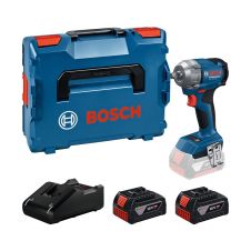Cheie cu impact cu acumulator GDS 18V-350 patrat 1/2" cu 1800-3400bpm 350Nm 18V/2X4.0?Ah?BOSCH
