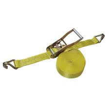 Chinga ancorare cu gheara latime banda 50mm L-9m galbena din poliester CROWNMAN