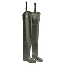 Cizme lucru prindere sold PIKE categoria O4 SRA din PVC fara bombeu si lamela antiperforatie verde ENERGO