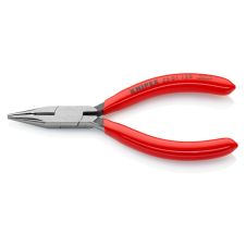Cleste cu varf semirotund drept L-125 mm si maner ergonomic pentru electronist KNIPEX