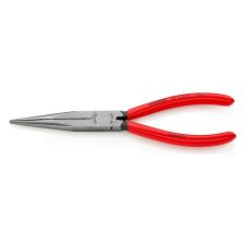 Cleste cu varf semirotund drept L-200 mm fara tais si maner ergonomic KNIPEX