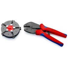 Cleste sertizat cabluri MULTICRIMP cu sectiune 0.6-6.0 mmp L-250 mm maner bimaterial cu 5 bacuri de schimb KNIPEX