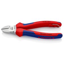 CLESTE TAIS LATERAL 160 MM MANER BIMATERIAL CU CLEMA DE SIGURANTA KNIPEX