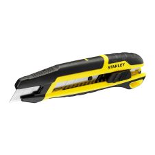 Cutter universal QUICK SNAP lama dreptunghiulara cu latime 18mm autoblocare corp bimaterial suport inox STANLEY