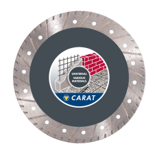 Disc diamantat taiere CVUN-Dual 230x22.2mm sector continuu-turbo caramida clinker tigla pavele boltari mozaic marmura piatra-dura granit CARAT