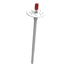 Diblu fixat izolatie LIZZARD D-10mm L-180mm flansa D-60mm polipropilena/cui metalic expandare extinsa pentru caramida/BCA/beton LIDER