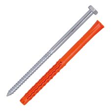 Diblu universal D-10mm L-140mm nylon cu surub cap hexagonal expandare extinsa pentru caramida/BCA/beton MUNGO