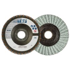 Disc abraziv lamelar ALU104 125x22mm granulatie R 40 zirconiu suport fibra pentru aluminiu TAF