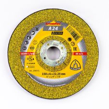 Disc abraziv polizare A24 EXTRA 150x22.2x6.0mm A30M tip 42 otel KLINGSPOR