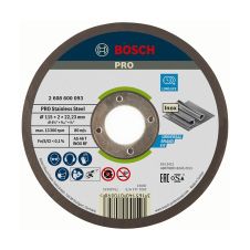Disc abraziv taiere STANDARD-INOX 115x22.2x2.0mm AS46T tip-41 inox BOSCH
