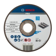 Disc abraziv taiere EXPERT-METAL 125x22.2x1.6mm AS46S tip-41 otel BOSCH