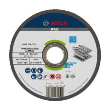 Disc abraziv taiere EXPERT-INOX 125x22.2x1.6mm AS46T tip-41 inox BOSCH