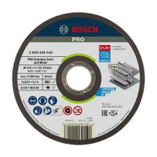 Disc abraziv taiere EXPERT-INOX 115x22.2x1.0mm  AS60T tip-41 inox BOSCH